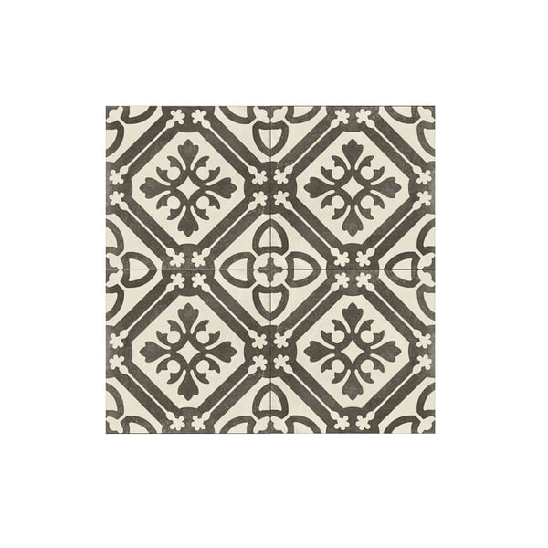 Πλακάκι Decoro P. Ducale B&W Sogg. B 20x20 cm